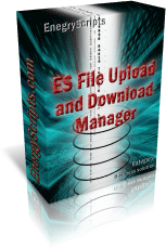 ES File Upload & Download Manager screenshot